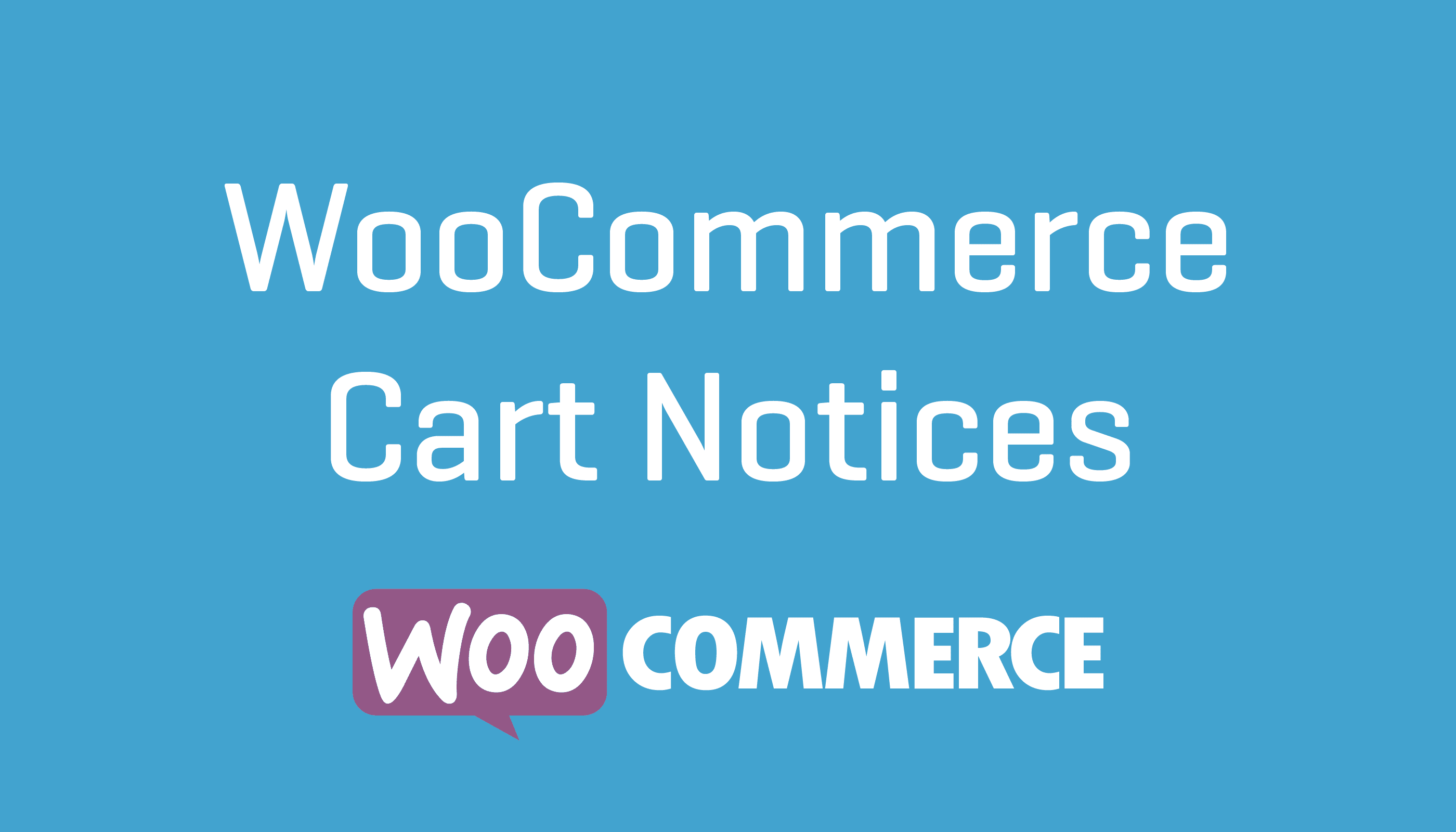 WooCommerce Cart Notices