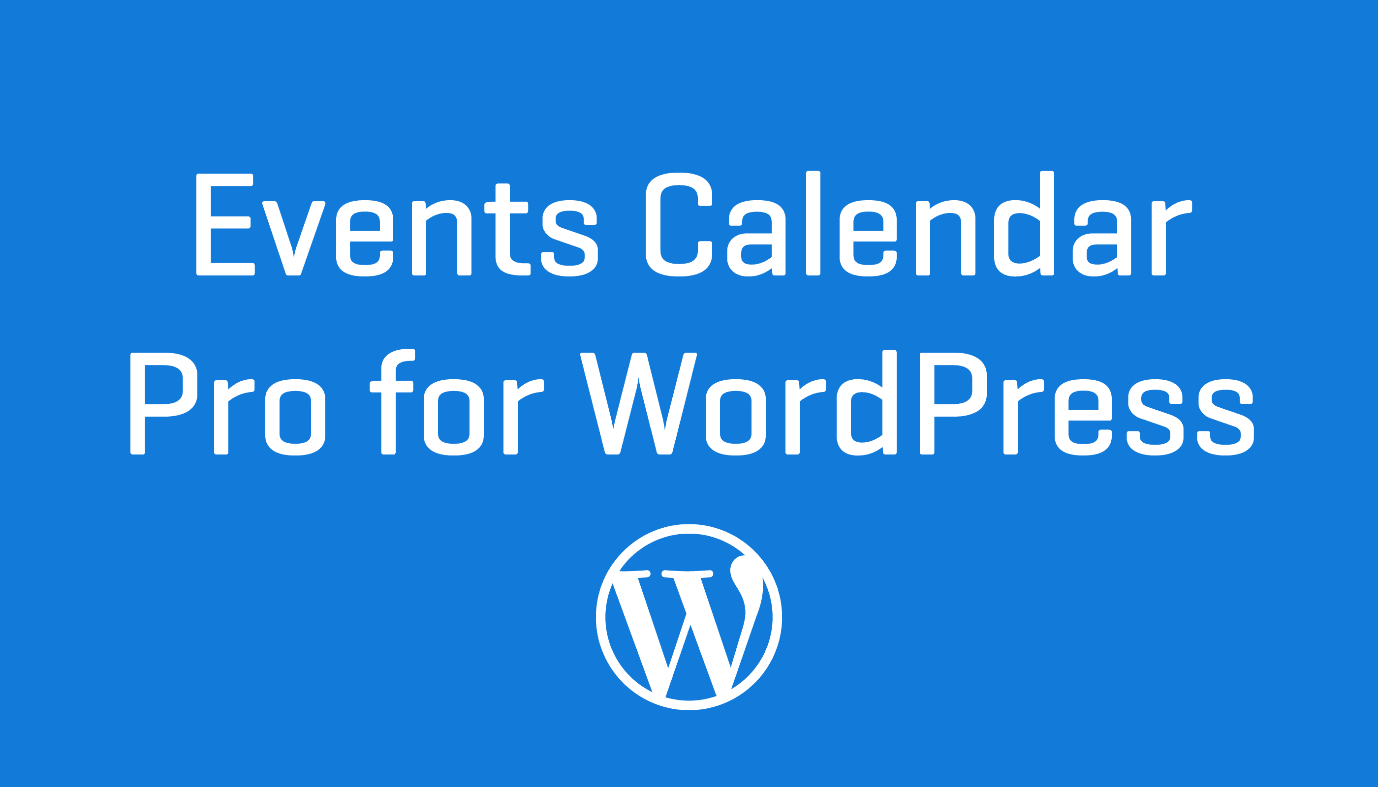 Events Calendar Pro for WordPress